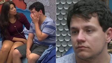 Ivan é consolado por Andressa após ser indicado ao primeiro paredão do 'BBB13' - Reprodução/TV Globo