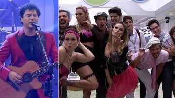 Barão Vermelho abre festa retrô no 'BBB13' - Reprodução/TV Globo