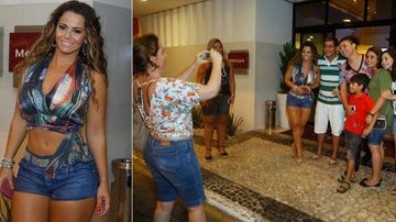 Viviane Araújo exibe tanquinho em pré-carnaval em Aracajú, Sergipe - Roberto Filho/AgNews