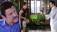 Mustafa pensa em terminar seu casamento com Berna - Reprodução / TV Globo