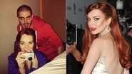 Lindsay Lohan e Max George - Reprodução/Instagram e Getty Images