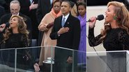Beyoncé Knowles canta o Hino Nacional americano na posse de Barack Obama - Getty Images
