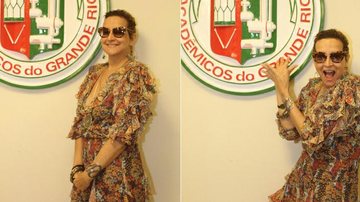 Betty Lago visita a Grande Rio - Rodrigo dos Anjos/ AgNews