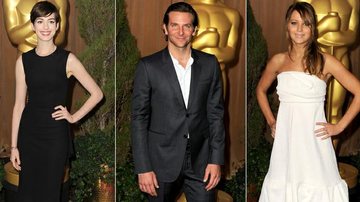 Anne Hathaway, Bradley Cooper e Jennifer Lawrence - Getty Images