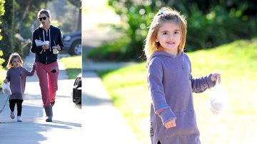 Alessandra Ambrosio passeia com sua simpática filha Anja por Los Angeles - The Grosby Group
