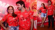 Susana Vieira revela durante o Carnaval do Rio que irá se casar neste ano com o ator Sandro Pedroso - Movimento Fixo/AgNews