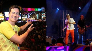 Carlos Casagrande curte show de Zeca Baleiro em Recife - Onofre Veras e Thiago Matos/AgNews