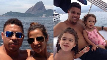 Ronaldo publica passeio com Paula Morais e as filhas Maria Sophia e Maria Alice - Reprodução/Instagram