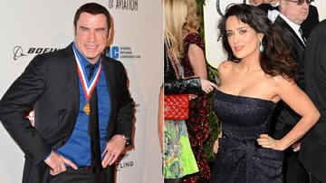 John Travolta e Salma Hayek - Getty Images