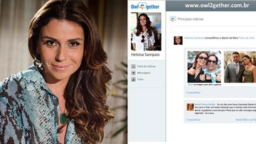 Morena vai deixar pistas para Helô em rede social; público poderá acompanhar as novidades na página da delagada - TV Globo/Raphael Dias e Reprodução