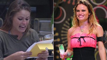 Natália se emociona com carta de sua mãe - Divulgação e TV Globo / João Cotta