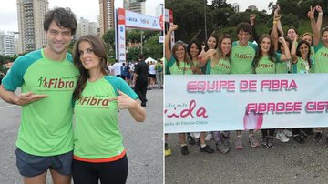 Adriana Del Claro e Daniel Satti participam de Meia Maratona Internacional de São Paulo - Denilson Santos / AgNews