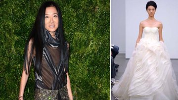 A estilista Vera Wang cobra taxa das noivas que provam seus vestidos para proteger direitos autorais - Foto-Montagem