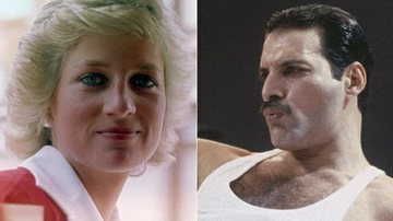 Diana e Freddie Mercury - Getty Images e Reprodução
