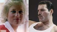 Diana e Freddie Mercury - Getty Images e Reprodução
