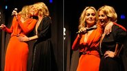 Kate Moss e Sharon Stone dão selinho em baile beneficente da amFAR, em São Paulo - Fernando Godoy
