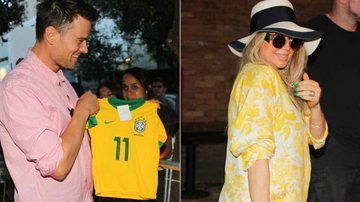 Bebê de Fergie e Josh Duhamel ganha camisa da seleção brasileira de futebol - Thiago Duran/ AgNews