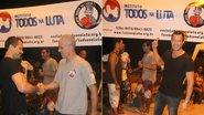 Malvino Salvador apoia evento realizado pela ONG Todos na Luta no Vidigal, Rio de Janeiro - Daniel Delmiro/AgNews