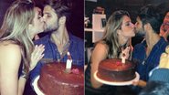 Bruno Gagliasso ganha beijinho de Giovanna Ewbank em sua festa de aniversário - Instagram/Reprodução