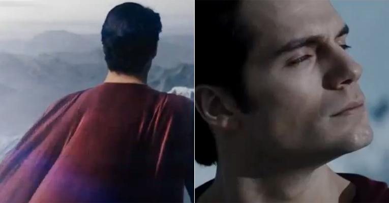 'O Homem de Aço', o próximo filme do Superman, ganha novo trailer. Na imagem, Henry Cavill como o super-herói - Reprodução/YouTube