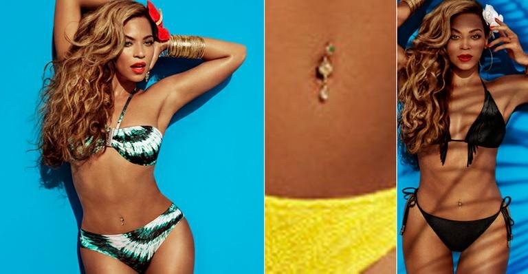 Beyoncé e seu piercing - Divulgação