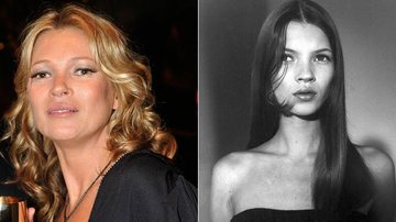 Kate Moss hoje e no início dos anos 1990 - Arquivo CARAS/ Reprodução