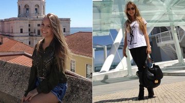 Carla Diaz se diverte em Portugal - Divulgação