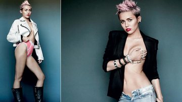 Miley Cyrus em ensaio sexy para a 'V Magazine' - Reprodução/V Magazine