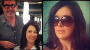 "Wanderley Nunes mata Lívia Marini e surge com a nova Claudia", escreveu a atriz na foto que postou em seu perfil no Instagram - Foto-montagem/ Reprodução Instagram
