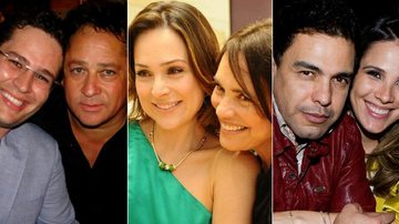 Pedro Leonardo e Leonardo; Gabriela e Regina Duarte; Zezé Di Camargo e Wanessa - Arquivo CARAS