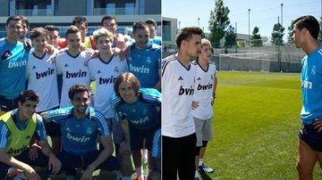 One Direction visita o treinamento do Real Madrid - Reprodução / Instagram