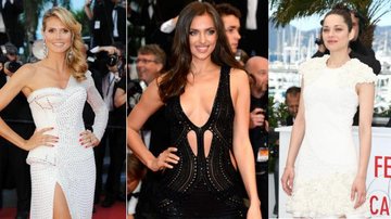 Heidi Klum, Irina Shayk e Marion Cotillard arrasaram na passarela do Festival de Cannes - Getty Images