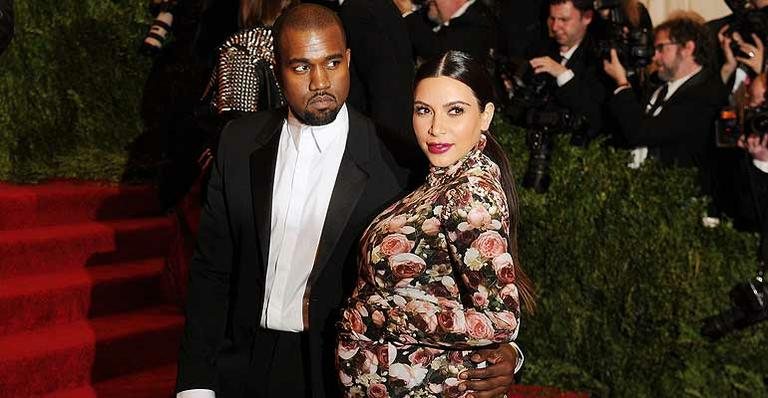 Kayne West e Kim Kardashian no baile de gala do Met - Dimitrios Kambouris/Getty Images
