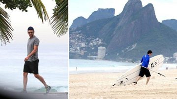Bradley Cooper corre no Rio, enquanto Ed Helms pratica stand up paddle na manhã de hoje, 29 - Andre Freitas/AgNews