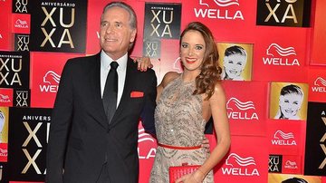 Roberto Justus e Ticiane Pinheiro na festa de 50 anos da apresentadora Xuxa - Léo Franco/AgNews