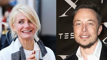 Cameron Diz e o bilionário sul-africano Elon Musk - Getty Images