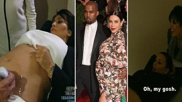 Kim Kardashian será mãe de uma menina! Ela disse ainda que ter uma garotinha sempre foi o sonho do pai, o rapper Kanye West - Getty Images/Divulgação