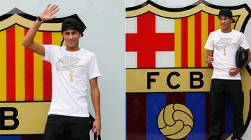 Neymar se apresenta ao Barcelona - Reuters