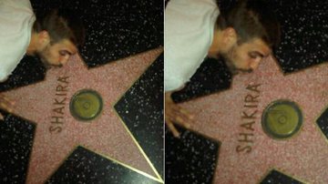 Gerard Piqué beija estrela de Shakira em Hollywood - Reprodução/Facebook