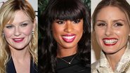 Kirsten Dunst, Jennifer Hudson e Olivia Palermo são exemplos de como o batom certo pode valorizar a maquiagem - Getty Images