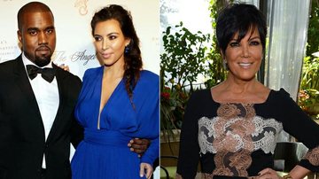 Kanye West e Kim Kardashian; Kris Jenner - Getty Images