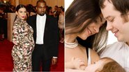 Kim não vai contar com a ajuda do namorado Kanye West na hora que entrar em  trabalho de parto - Shutterstock/Getty Images