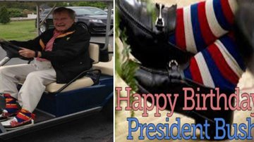 O ex-presidente dos EUA comemora 89 anos - Foto-montagem