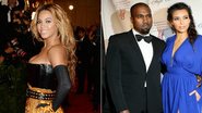 Beyoncé parabeniza Kim Kardashian e Kanye West - Getty Images