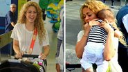 Shakira chega ao Brasil acompanhada do filho, Milan - Marcello Sa Barretto/AgNews