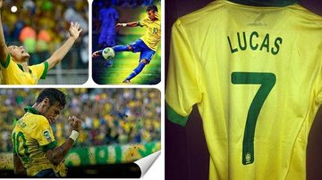 Neymar e Lucas mostram os preparativos para mais um jogo da Seleção - Instagram/Reprodução