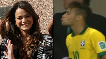 Bruna Marquezine comenta 'beijinho' de Neymar - Reuters e Reprodução