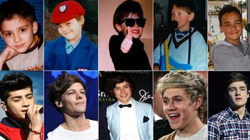 Os cantores do One Direction na infância - Reprodução/ GettyImages