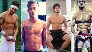 Gusttavo Lima, Neymar, Alexandre Pato e Vitor Belfort foram vítimas de Valdirene em 'Amor à Vida' - Fotomontagem