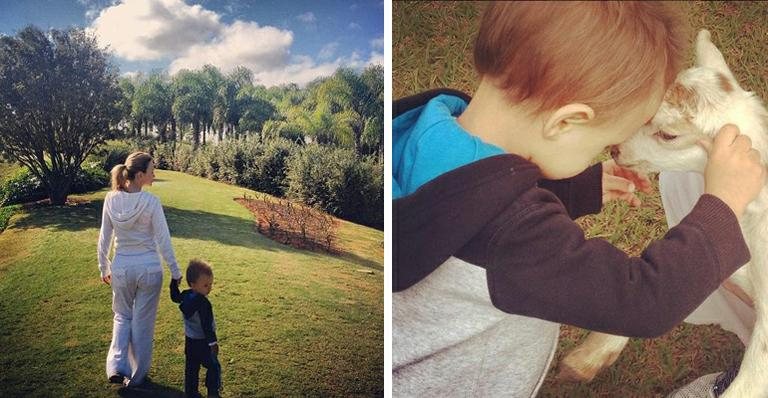Eliana e o filho, Arthur - Instagram/Reprodução
